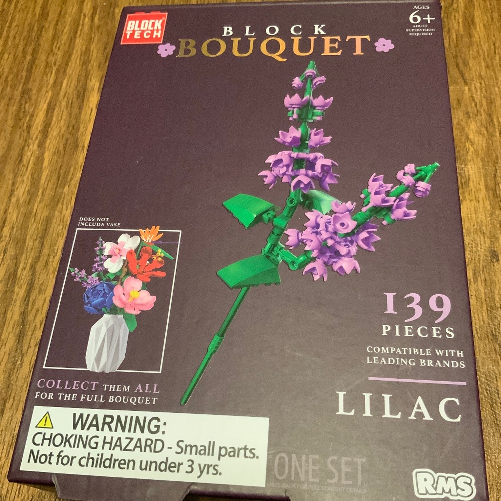 Lilac building clocks 139 pieces